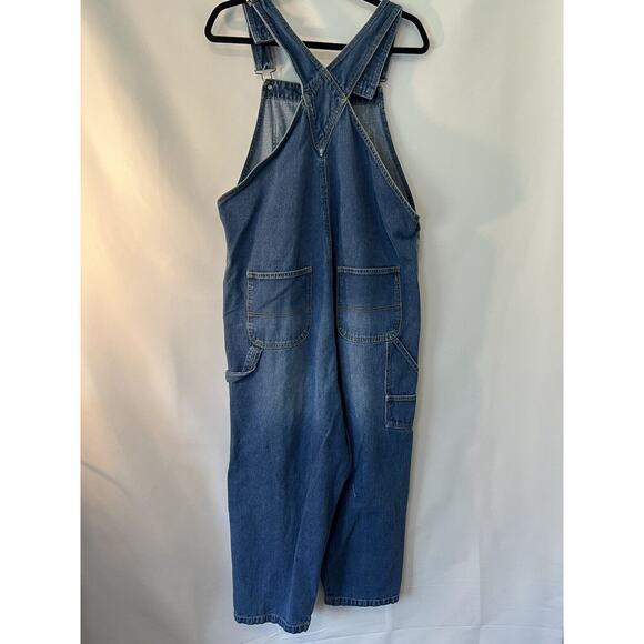 Monthorigin Overalls Distressed Denim dungarees Women’s Large ECU - Picture 5 of 12